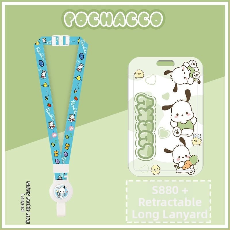 Školska kartica držač s izvlačnim naramdžom za učenike osnovne škole — Marka Looking for a bear, Materijal Plastika, Stil Kreativni Trend