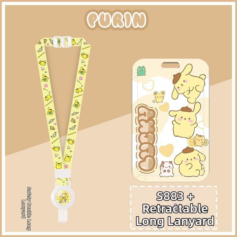 Školska kartica držač s izvlačnim naramdžom za učenike osnovne škole — Marka Looking for a bear, Materijal Plastika, Stil Kreativni Trend