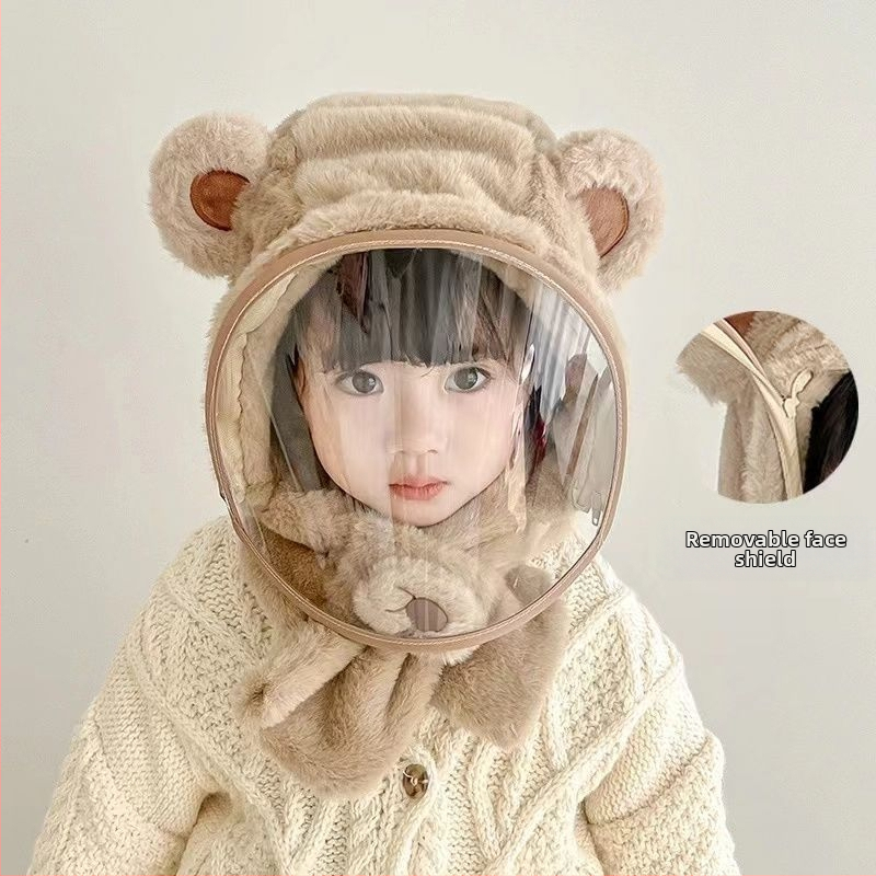 Интегрирана бебешка шапка с заешка козина за зимна топлина — основна тъкан 31-50%, пускане през зима 2025