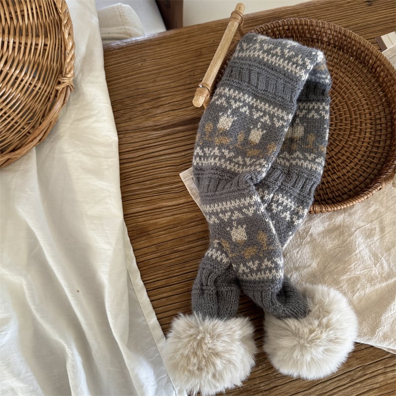 Κασκόλ unisex από βαμβακι για τον χειμώνα, φλοράλ σχέδιο, ζεστασιά, προσαρμογή