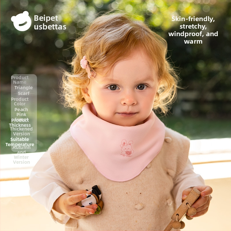 Belleptide Παιδικός Τρίγωνος Φουλάρι – Ζεστός, Φθινοπωρινή Πλέξη, Βισκόζη 31–50%, Απλό Πλεκτό