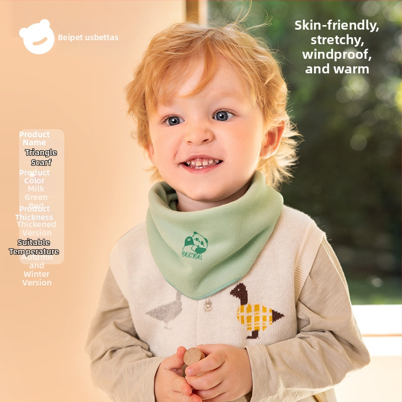 Belleptide Παιδικός Τρίγωνος Φουλάρι – Ζεστός, Φθινοπωρινή Πλέξη, Βισκόζη 31–50%, Απλό Πλεκτό