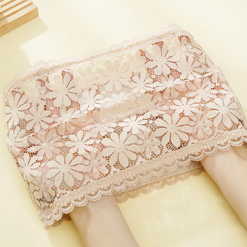 Mežģīņu bezramžu trubveida augšdaļa, elpojoša, nemanāma aizmugure, ultraplānas formētas krūšu formas, pilns krūšu uzbūves