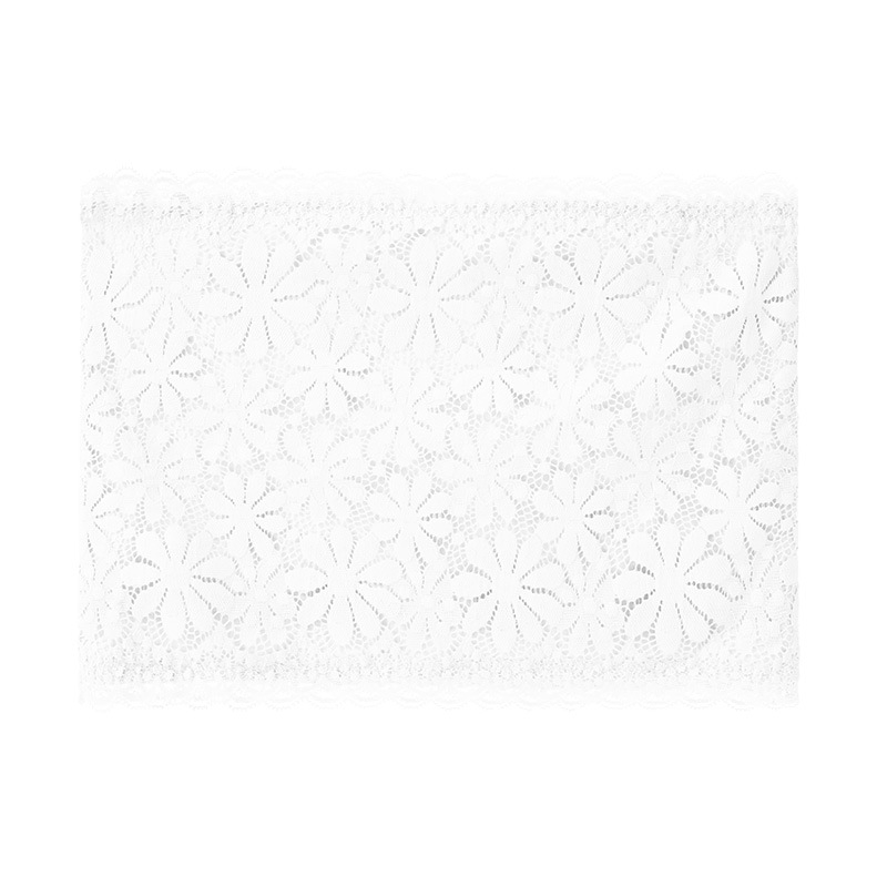 Mežģīņu bezramžu trubveida augšdaļa, elpojoša, nemanāma aizmugure, ultraplānas formētas krūšu formas, pilns krūšu uzbūves