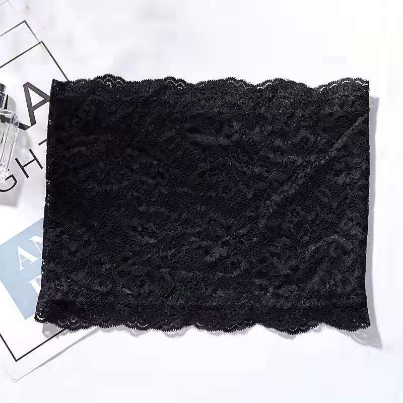 Mežģīņu bezramžu trubveida augšdaļa, elpojoša, nemanāma aizmugure, ultraplānas formētas krūšu formas, pilns krūšu uzbūves