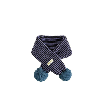 Παιδικός κασκόλ, χειμερινό, unisex, ριγέ, ορθογώνιο σχήμα