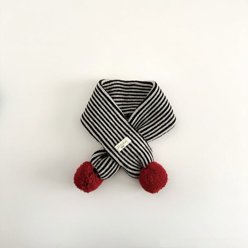 Παιδικός κασκόλ, χειμερινό, unisex, ριγέ, ορθογώνιο σχήμα