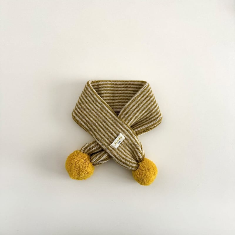 Παιδικός κασκόλ, χειμερινό, unisex, ριγέ, ορθογώνιο σχήμα