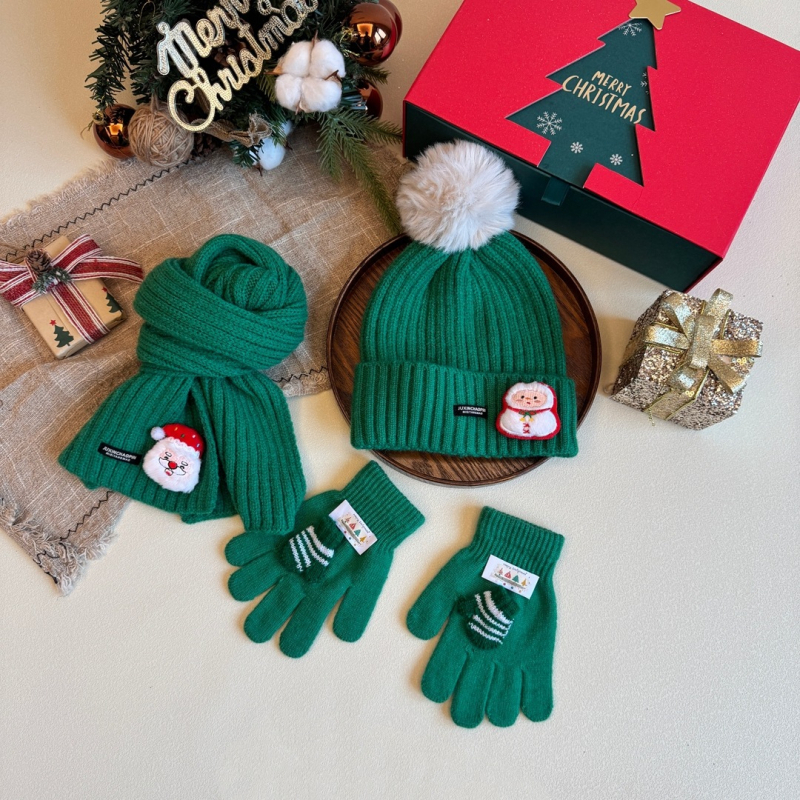 Детска зимна плетена шапка с купол и козирка, топла и ветроустойчива, вълнена смес с акрил 71-80%