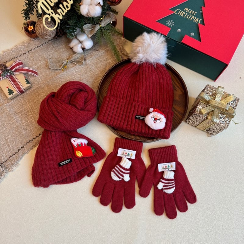 Детска зимна плетена шапка с купол и козирка, топла и ветроустойчива, вълнена смес с акрил 71-80%