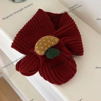 Unisex βρεφικό πλεκτό φουλάρι για φθινόπωρο και χειμώνα