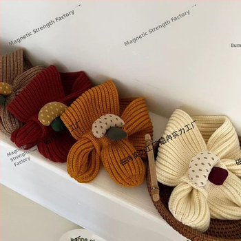 Unisex βρεφικό πλεκτό φουλάρι για φθινόπωρο και χειμώνα