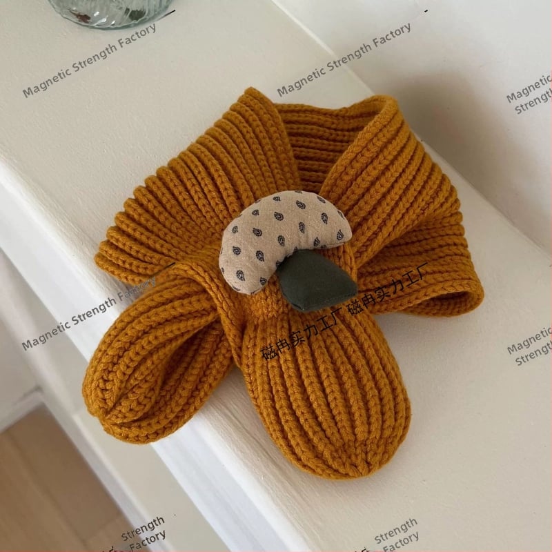 Unisex βρεφικό πλεκτό φουλάρι για φθινόπωρο και χειμώνα