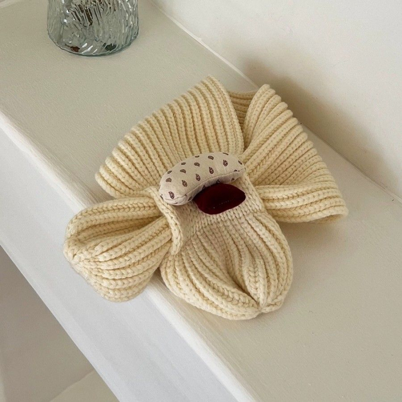 Unisex βρεφικό πλεκτό φουλάρι για φθινόπωρο και χειμώνα