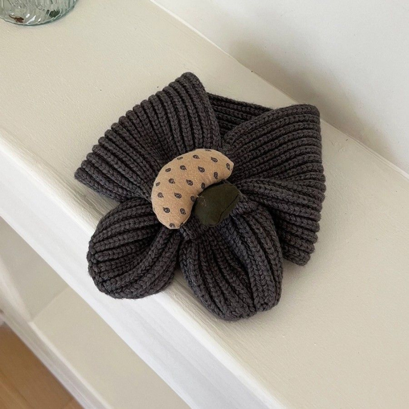 Unisex βρεφικό πλεκτό φουλάρι για φθινόπωρο και χειμώνα