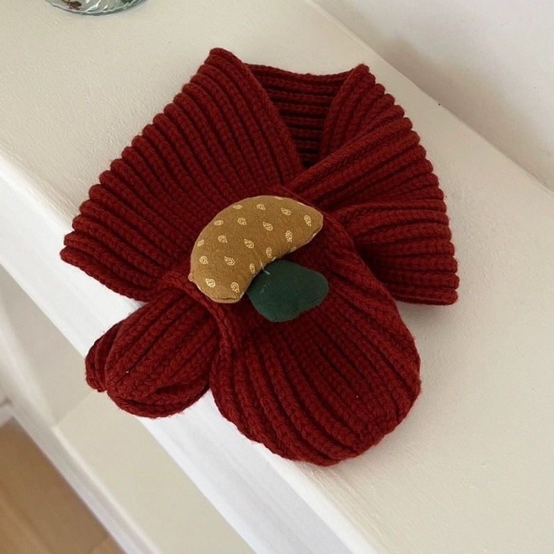 Unisex βρεφικό πλεκτό φουλάρι για φθινόπωρο και χειμώνα