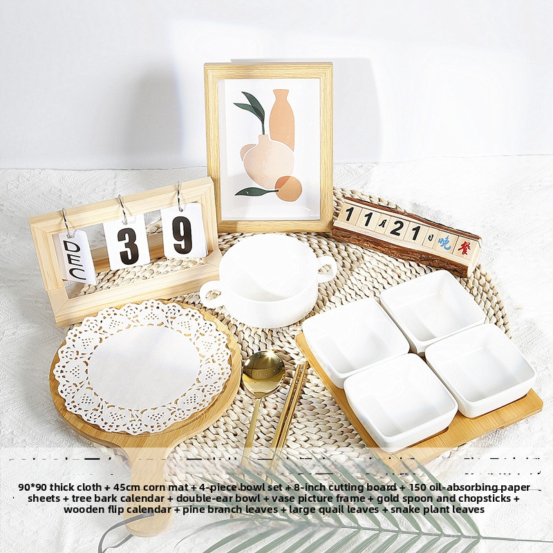 Foto rekvizītu komplekts bērnudārzam: fotšķīvji, fotobļodas, kalendārs, produkta kods Xx 810589188704, zīmols Other, modelis Other