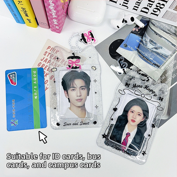 Prozirni PVC držač za kartice, za ID/pristup, studentsku iskaznicu te kartice autobusa/metra — INS stil