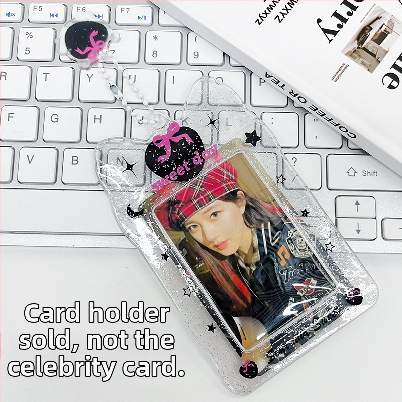 Prozirni PVC držač za kartice, za ID/pristup, studentsku iskaznicu te kartice autobusa/metra — INS stil