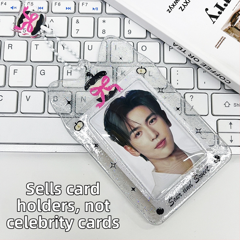 Prozirni PVC držač za kartice, za ID/pristup, studentsku iskaznicu te kartice autobusa/metra — INS stil