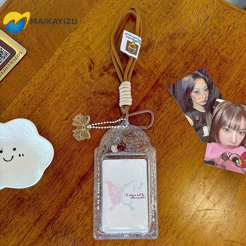 Prozirni PVC držač za kartice, za ID/pristup, studentsku iskaznicu te kartice autobusa/metra — INS stil