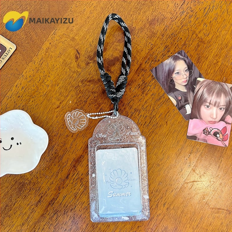 Prozirni PVC držač za kartice, za ID/pristup, studentsku iskaznicu te kartice autobusa/metra — INS stil