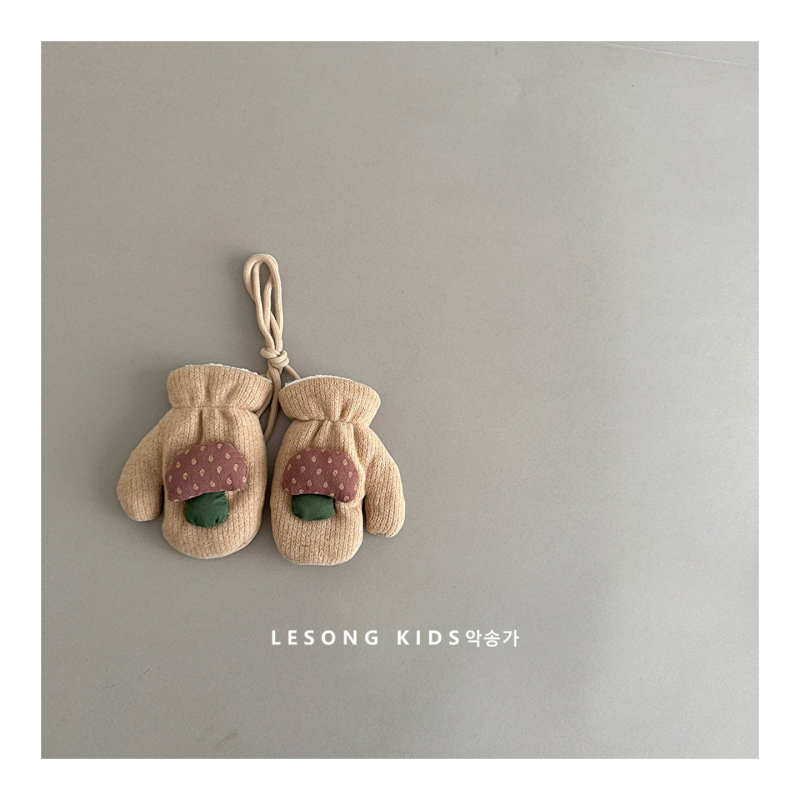 Παιδικά βαμβακερά γάντια για τον χειμώνα, κορεάτικου στυλ, διατηρούν τη ζέστη, ηλικίες 2–6 ετών.