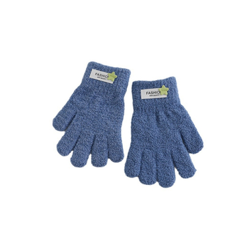 Dječje rukavice s pet prstiju za zimu, unisex, pletene, s oznakom zvijezde