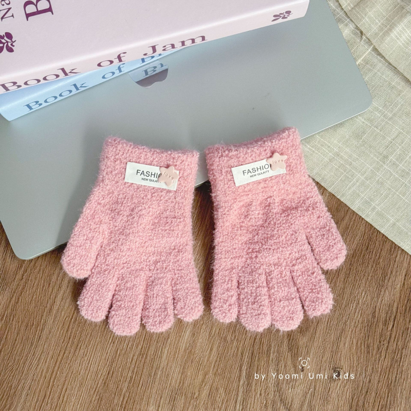 Dječje rukavice s pet prstiju za jesen i zimu, unisex, tople i otporne na vjetar