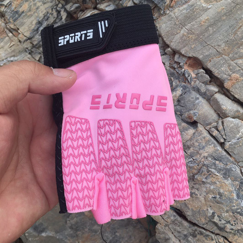 Dječje rukavice za bicikl s prstima do pola, protuklizne, zaštita od sunca, jacquard tkanina, unisex, za uzrast 8–15 godina