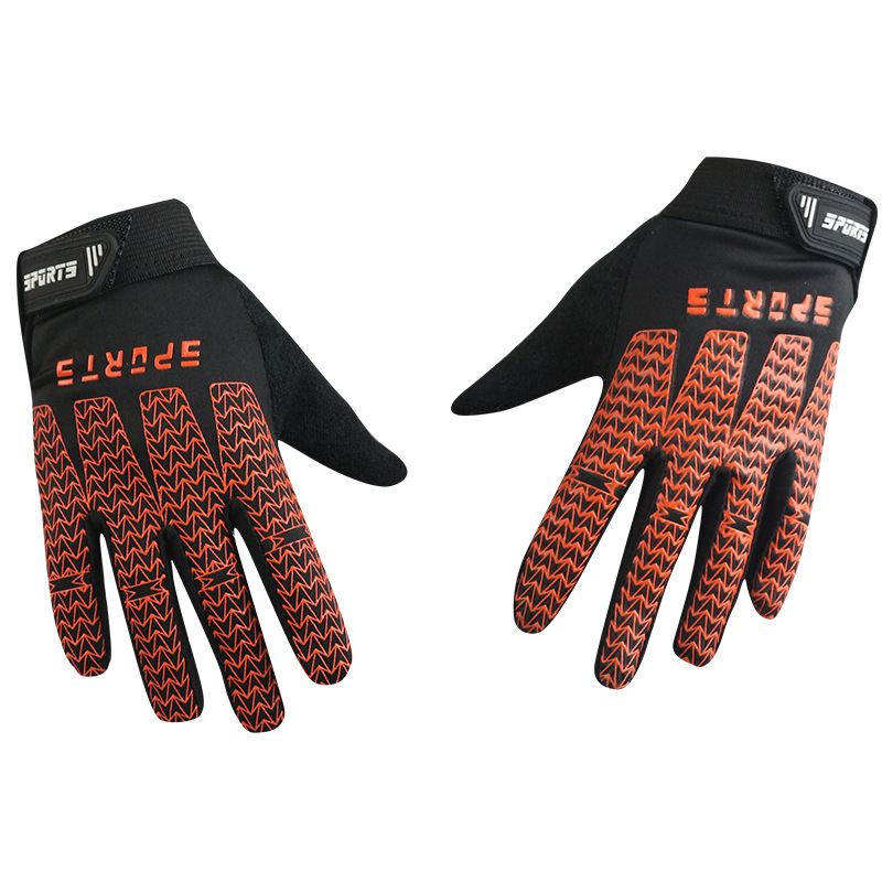 Dječje rukavice za bicikl s prstima do pola, protuklizne, zaštita od sunca, jacquard tkanina, unisex, za uzrast 8–15 godina