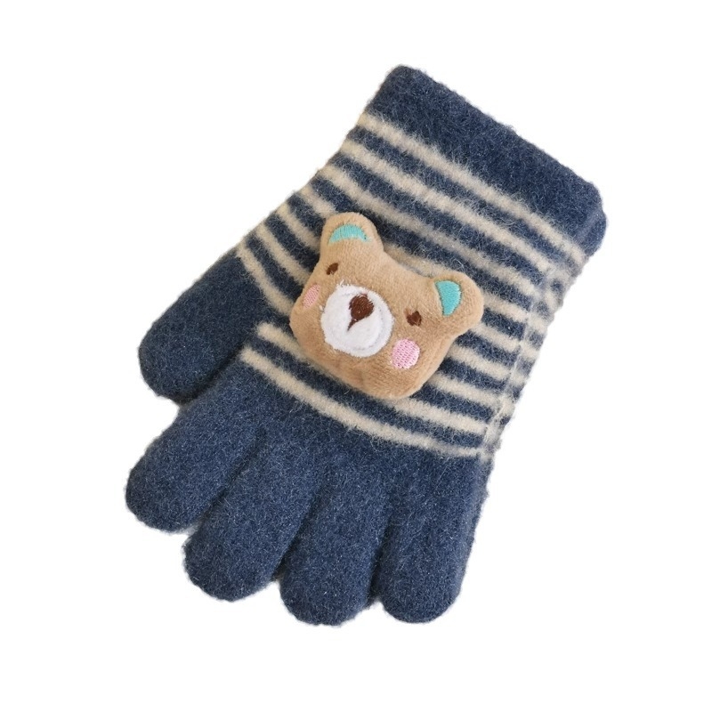 Dječje zimske rukavice, tople, s pet prstiju, unisex, za djecu 3–6 godina