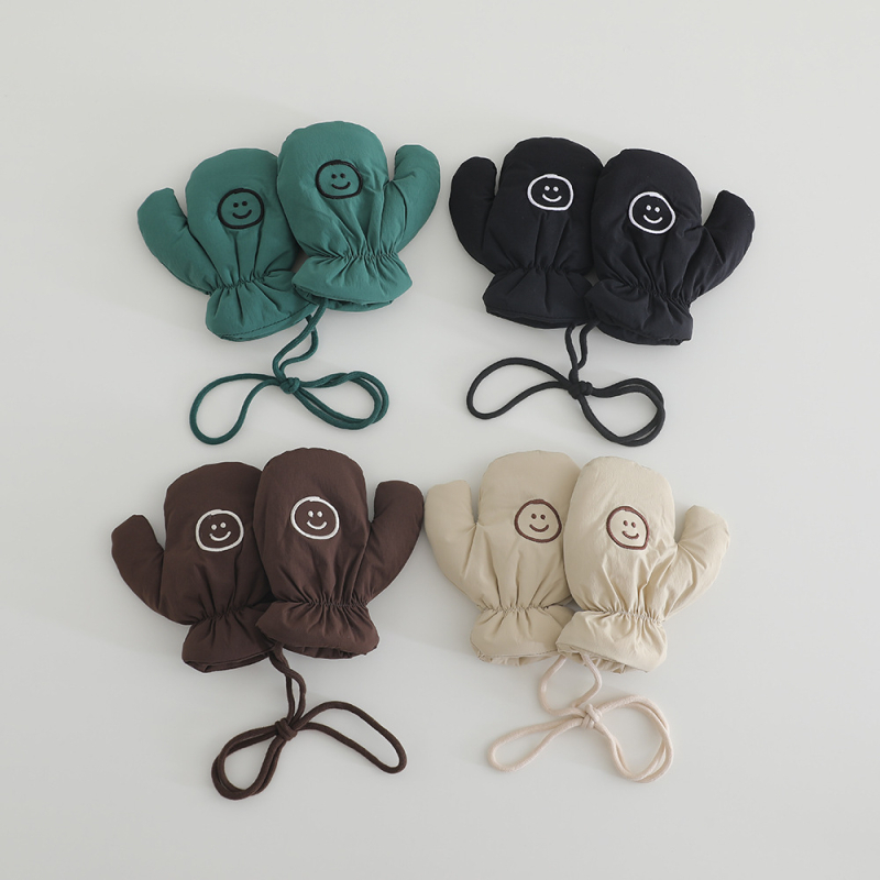 Dječje palčane rukavice, poliester, zima, za uzrast 2–6 godina, tople