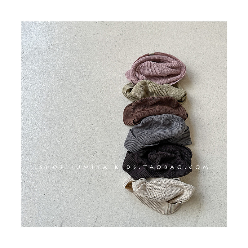 Pletena dječja kapa – Korejski INS stil, proljeće–jesen, kupolasti vrh, bez oboda, prozračna i topla, za uzrast 1–4 godina