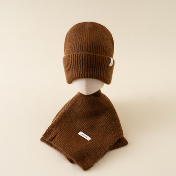 Dječji set: kapa s kapuljačom i šalom, akrilna vlakna, zaštita od sunca, uzrasti 2–4, 4–6, 8–10 godina