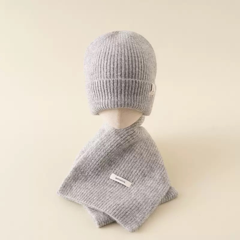 Dječji set: kapa s kapuljačom i šalom, akrilna vlakna, zaštita od sunca, uzrasti 2–4, 4–6, 8–10 godina