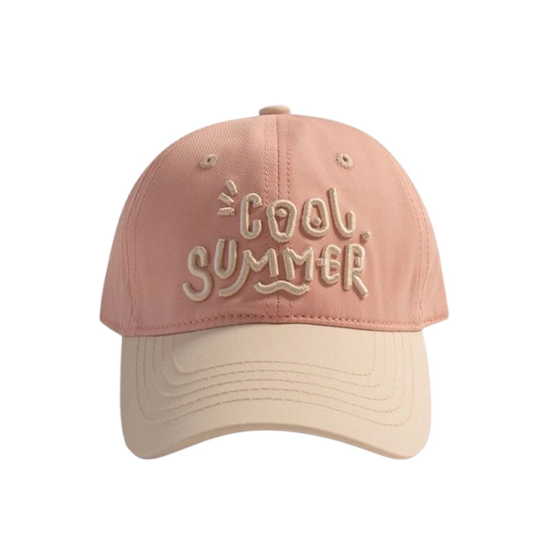 Șapcă de baseball, stil coreean, protecție solară și respirabilă, margine curbată, material din viscose, pentru copii între 1 și 6 ani