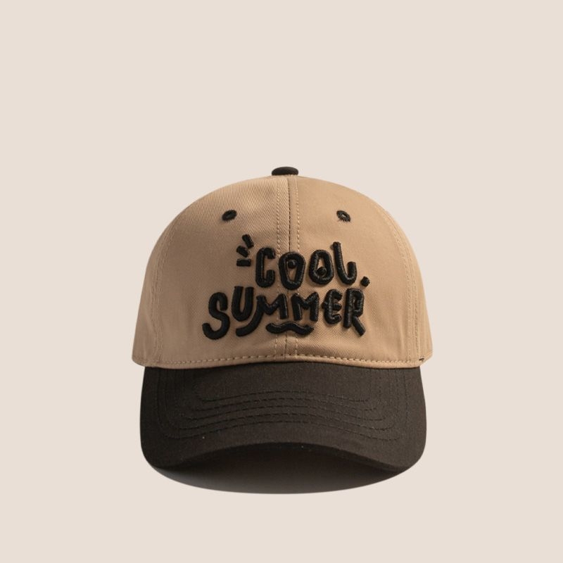 Șapcă de baseball, stil coreean, protecție solară și respirabilă, margine curbată, material din viscose, pentru copii între 1 și 6 ani