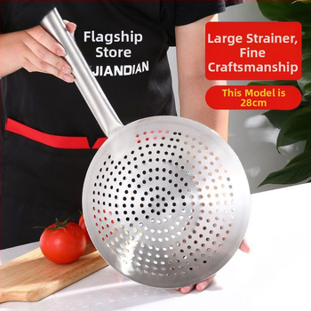 Σκίμερ για νούντλες και ντάμπλινγκς – 304 ανοξείδωτο ατσάλι, αντοχή σε υψηλές θερμοκρασίες, λαβή από ανοξείδωτο ατσάλι