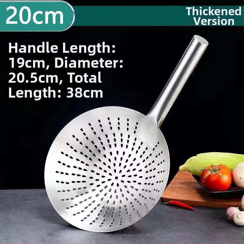 Σκίμερ για νούντλες και ντάμπλινγκς – 304 ανοξείδωτο ατσάλι, αντοχή σε υψηλές θερμοκρασίες, λαβή από ανοξείδωτο ατσάλι