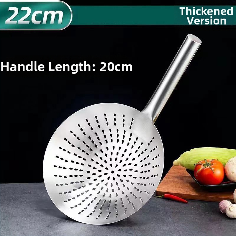 Σκίμερ για νούντλες και ντάμπλινγκς – 304 ανοξείδωτο ατσάλι, αντοχή σε υψηλές θερμοκρασίες, λαβή από ανοξείδωτο ατσάλι