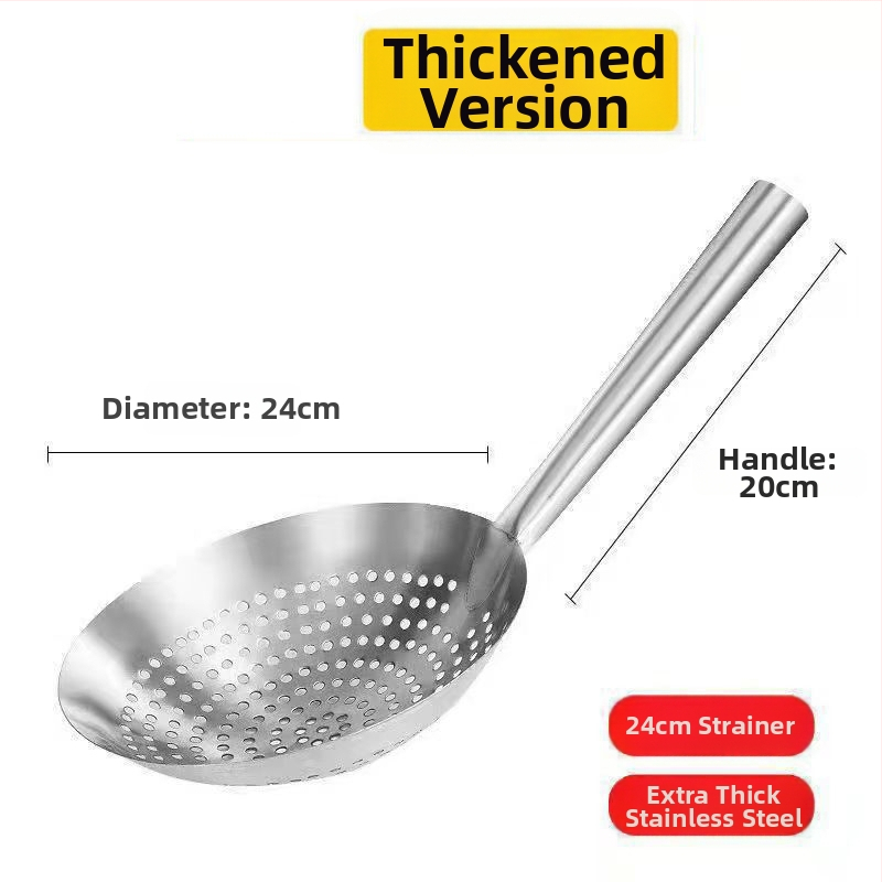 Σκίμερ για νούντλες και ντάμπλινγκς – 304 ανοξείδωτο ατσάλι, αντοχή σε υψηλές θερμοκρασίες, λαβή από ανοξείδωτο ατσάλι