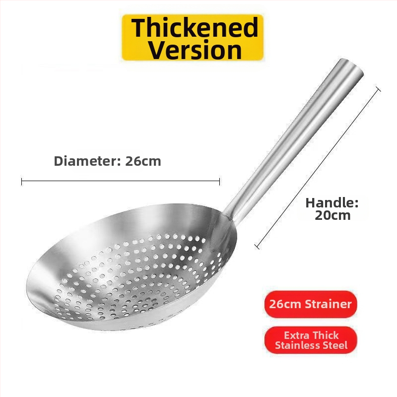 Σκίμερ για νούντλες και ντάμπλινγκς – 304 ανοξείδωτο ατσάλι, αντοχή σε υψηλές θερμοκρασίες, λαβή από ανοξείδωτο ατσάλι