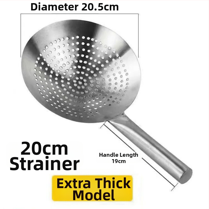 Σκίμερ για νούντλες και ντάμπλινγκς – 304 ανοξείδωτο ατσάλι, αντοχή σε υψηλές θερμοκρασίες, λαβή από ανοξείδωτο ατσάλι