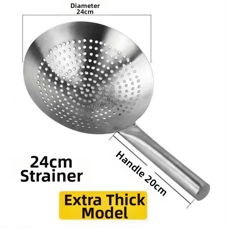 Σκίμερ για νούντλες και ντάμπλινγκς – 304 ανοξείδωτο ατσάλι, αντοχή σε υψηλές θερμοκρασίες, λαβή από ανοξείδωτο ατσάλι