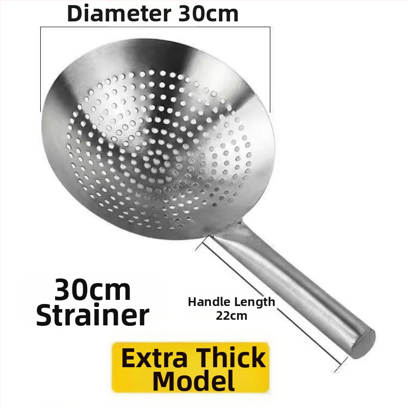 Σκίμερ για νούντλες και ντάμπλινγκς – 304 ανοξείδωτο ατσάλι, αντοχή σε υψηλές θερμοκρασίες, λαβή από ανοξείδωτο ατσάλι