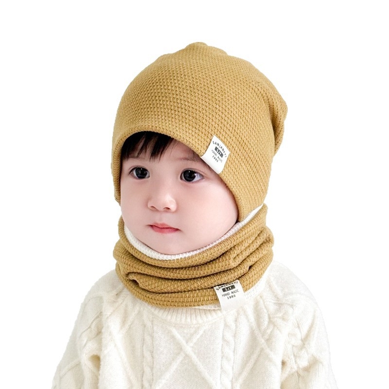 Set za djecu: kapa s kapuljom i šal, unisex, otporan na vjetar i topao, zapadni stil