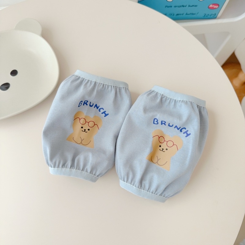 Bērnu ūdensnecaurlaidīgās piedurknes 0–3 gadu vecumam, unisex, karikatūras stils, rudens 2025 izlaidums