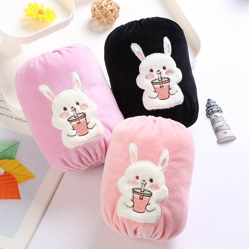 Gyerekeknek szóló téli karvédő ujjak, foltálló, flanel anyag, mintázat szarvas