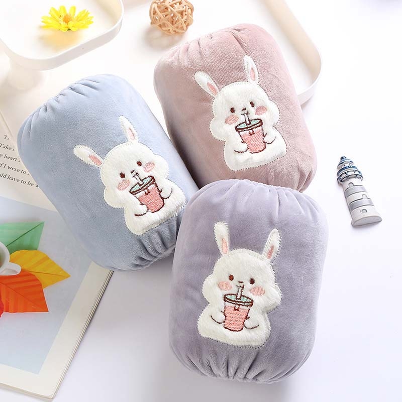 Gyerekeknek szóló téli karvédő ujjak, foltálló, flanel anyag, mintázat szarvas